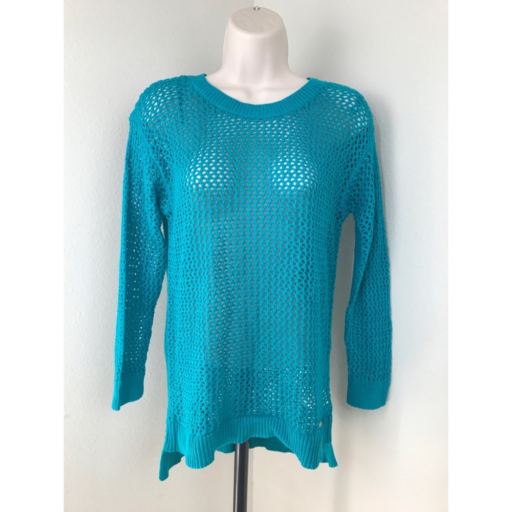 NWT Michael Kors Crochet Knit Sweater